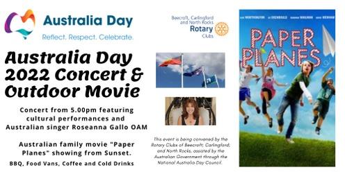 Australia Day 2022 Concert and Outdoor Movie @ John Wearn Reserve Carlingford